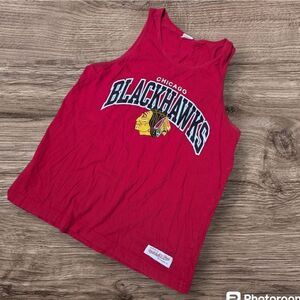 Mitchell & Ness Chicago Blackhawks Red Tank Top